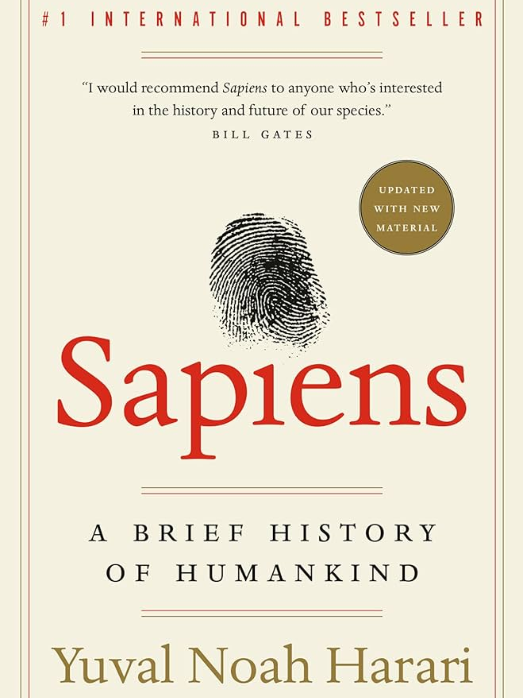 Sapiens book cover
